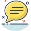 bubble, chat, chat icon, communication, message, talk, text 
