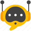 message, chat, bot, bubble, text, chatbot, communication