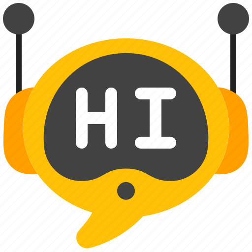 Message, chat, bot, hi, hello, chatbot, communication icon - Download on Iconfinder