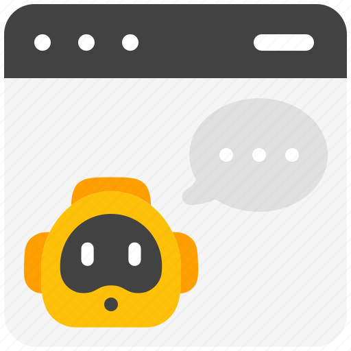 Web, bot, chatbot, chat, conversation, robot, website icon - Download on Iconfinder