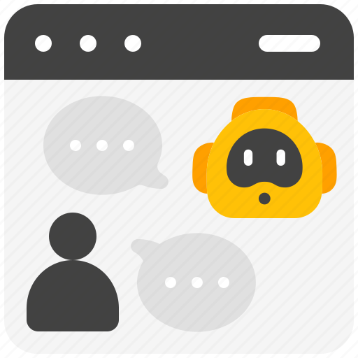 Web, chatbot, chat, bot, conversation, robot, website icon - Download on Iconfinder