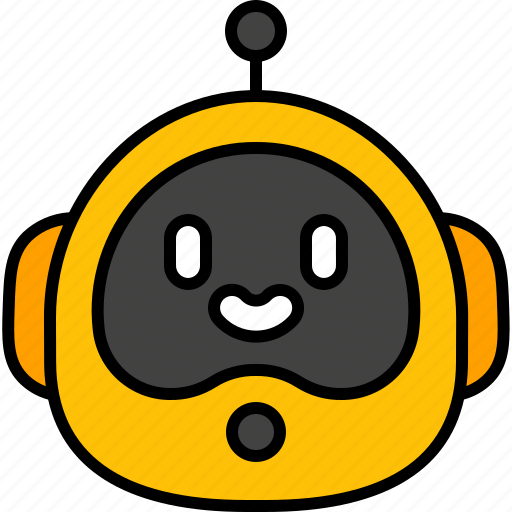 Bot, chat, chatbot, face, virtual, robot, chatting icon - Download on Iconfinder