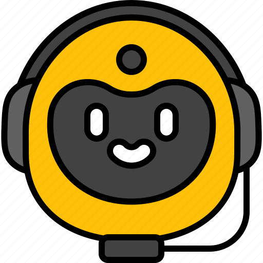 Bot, virtual, chatbot, face, chat, robot, chatting icon - Download on Iconfinder