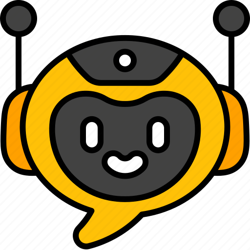 Chat, bot, message, conversation, communication, assistant, chatbot icon - Download on Iconfinder