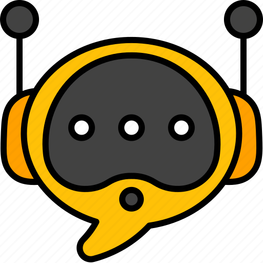 Message, chat, bot, bubble, text, chatbot, communication icon - Download on Iconfinder