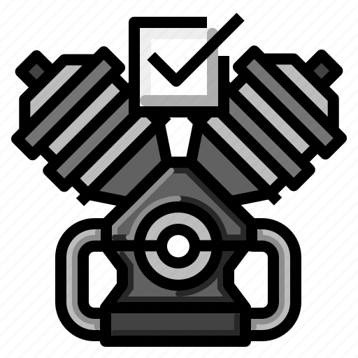 Check, engine, mark, passed icon - Download on Iconfinder