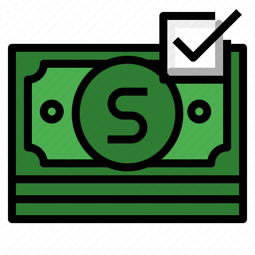 Check, mark, money, passed icon - Download on Iconfinder