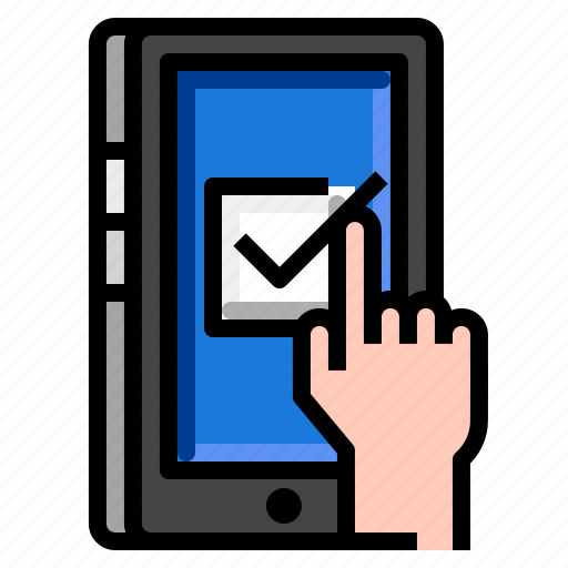 Check, mark, passed, smartphone icon - Download on Iconfinder