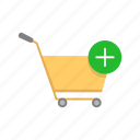 add item, cart, push cart, shopping