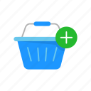 add item, basket, grocery basket, online shopping 