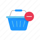 basket, grocery basket, online shopping, remove item 