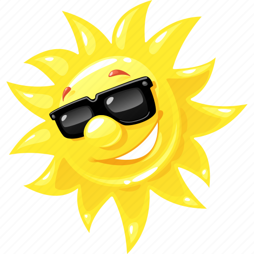 Emoticon, happy, summer, sun, sunglasses icon - Download on Iconfinder