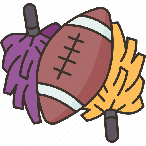 American, football, poms, cheer, sport icon - Download on Iconfinder