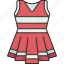 cheerleader, outfit, skirt, costume, team 
