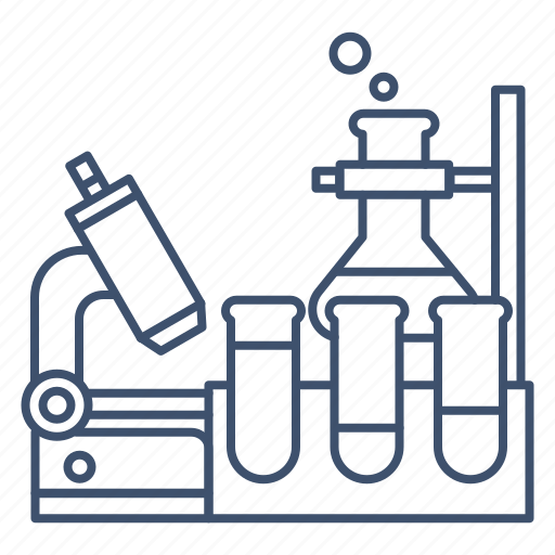 Microscope, science, laboratory, chemistry, research, tube, lab icon - Download on Iconfinder