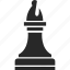 bishop, chess, game, game piece 