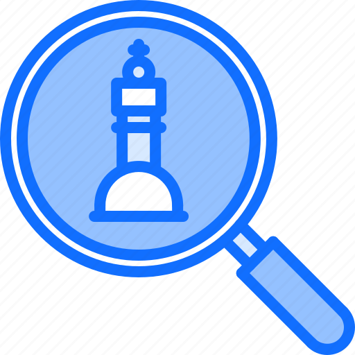 Chess, hobbies, king, magnifier, player, search, sports icon - Download on Iconfinder