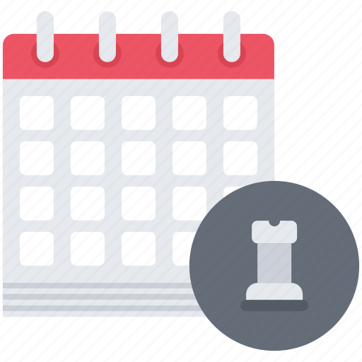 Calendar, chess, date, hobbies, player, sports, training icon - Download on Iconfinder