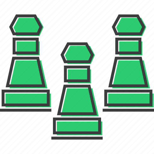 Chess, game, pawn, piece, pieces, strategy, play icon - Download on Iconfinder