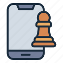 chess, app, phone, smartphone, online, board, game, leisure, play