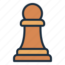 pawn, chess, piece, game, leisure, play