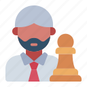 grandmaster, chess, player, user, profession, avatar, game, play