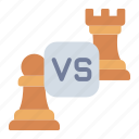 match, vs, versus, chess, board, game, leisure, play