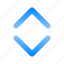chevron, expand, enlarge, arrow, up, down 