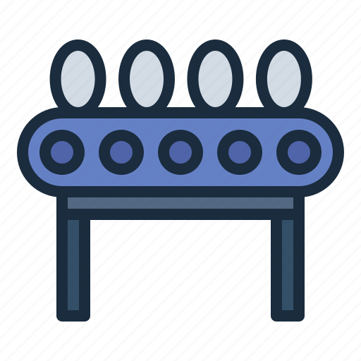 Conveyor, egg, chicken, farm, poultry, agriculture icon - Download on Iconfinder