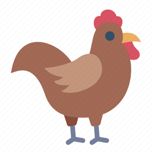 Rooster, animal, chicken, farm, poultry, agriculture icon - Download on Iconfinder