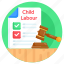 law order, law document, legal document, court document, child labour document 