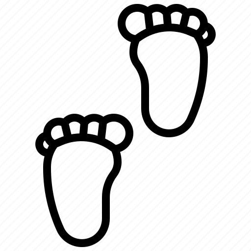 Feet, footprints, human, body, people, carbon, footprint icon - Download on Iconfinder