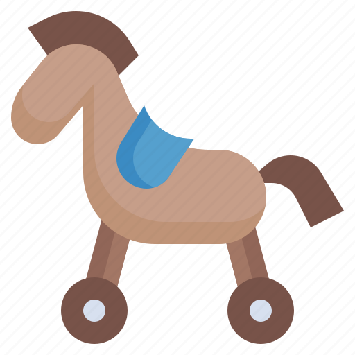 Wooden, horse, kid, baby, toy, childhood, gaming icon - Download on Iconfinder