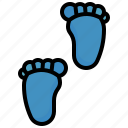 feet, footprints, human, body, people, carbon, footprint