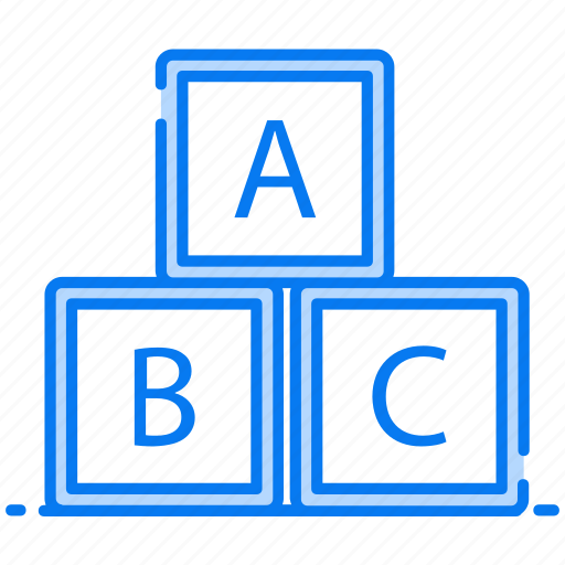 Alphabet blocks, abc blocks, education, kindergarten, english icon - Download on Iconfinder