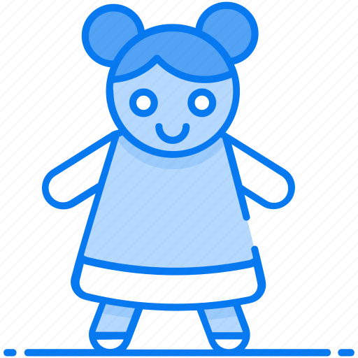 Doll, toy, plaything, childhood, cute doll icon - Download on Iconfinder