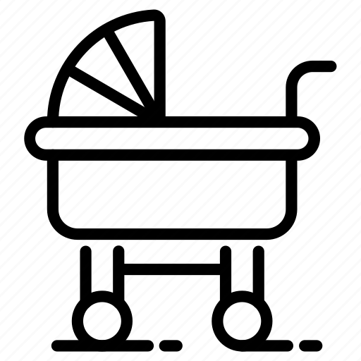 Baby cart, pram, baby carriage, baby buggy, stroller icon - Download on Iconfinder