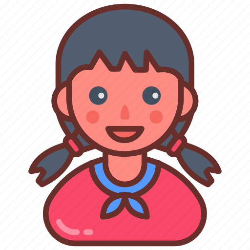 Little, girl, daughter, grandkid, angel, cute, smile icon - Download on Iconfinder