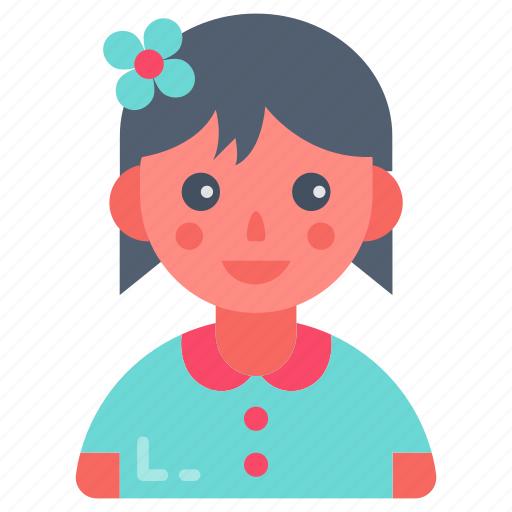 Cutie, kid, darling, lovely, girl, school, student icon - Download on Iconfinder