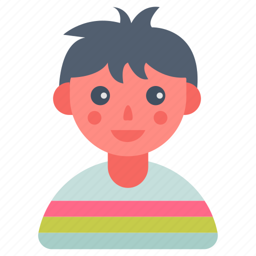 Rainbow, shirt, vibrant, dressing, new, happy, kid icon - Download on Iconfinder