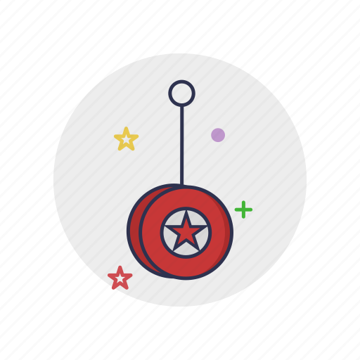 Childhood, circle, play, round, string, toy, yoyo icon - Download on Iconfinder