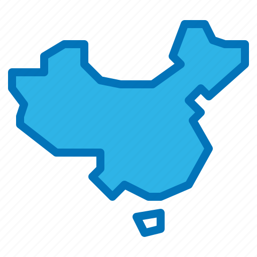 China, chinese, country, map, travel icon - Download on Iconfinder