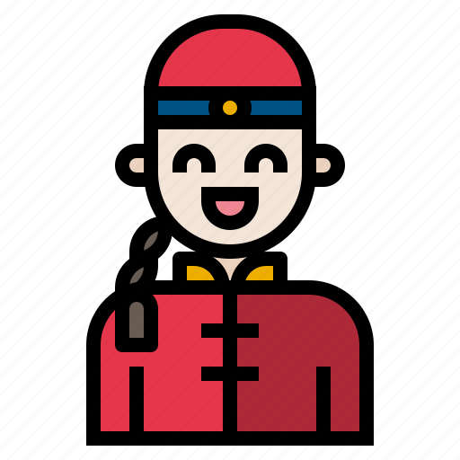 Avatar, chinese, ghost, man, smile icon - Download on Iconfinder