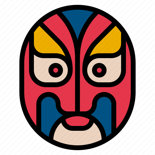 China, chinese, mask, theater, tradition icon - Download on Iconfinder