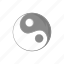 balance, cartoon, harmony, religion, sign, yang, yin 