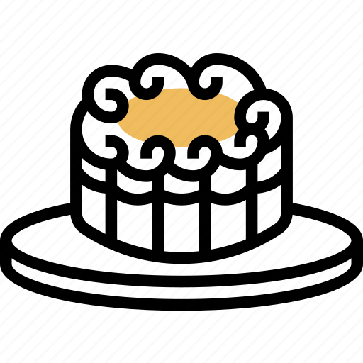 Cake, moon, dessert, bakery, festival icon - Download on Iconfinder