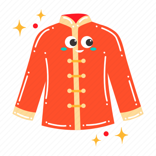 Tang suit, clothes, fashion, traditional, chinese, china, culture icon - Download on Iconfinder
