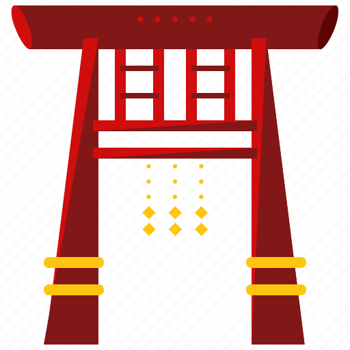 Celebration, chinese, festival, gate, new, year icon - Download on Iconfinder