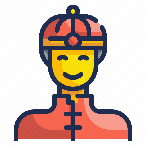 Asian, chinese, male, man, people, person, user icon - Download on Iconfinder