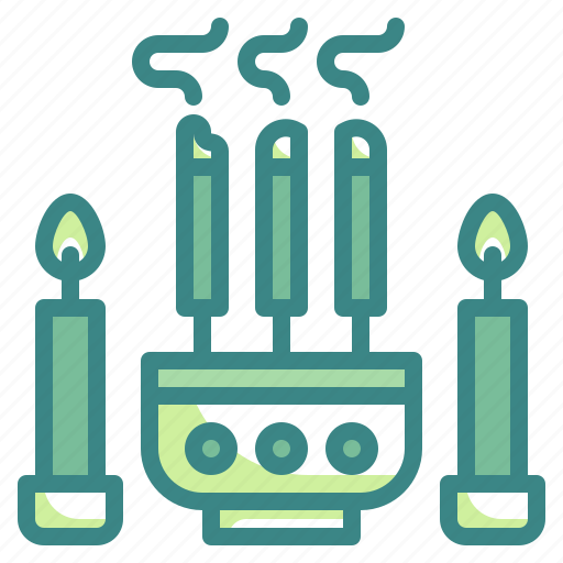 Burning, chinese, cultures, incense, prayer, ritual, smoke icon - Download on Iconfinder
